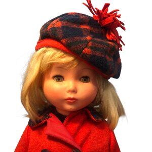VNTG FURGA Simona Alta Moda Doll Italy Original Wool Dress Coat Beret Outfit